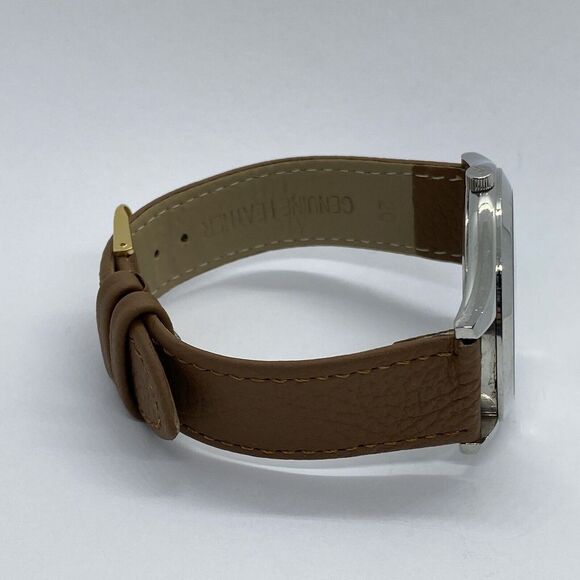 Michael Kors Runway MK-3178 Women's Brown Leather Analog Silver Dial Watch EY103 - Picture 12 of 12